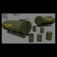 military fuell barrel set