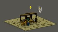 Nativity Scene Voxel Model