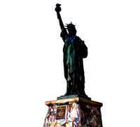 Low Polygon Art Style Liberty Statue