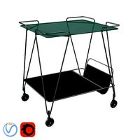 Gubi Mategot trolley