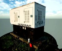 Diesel Industrial Generator - Lift Station Environment asset