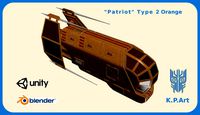 Spaceship Patriot Type 2 Orange
