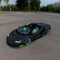 Lamborghini Centenario Roadster 2017 Lp770-4 Full model Low Poly