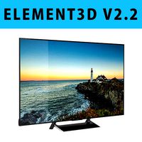 E3D - Sony X900E TV 3D model