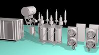 transformer 115kV 40 MW substation