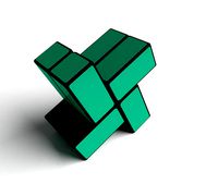 Rare cube puzzle 2x2 Windmill