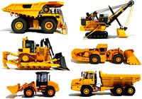 3D Industrial and Mining Vehicles