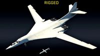 Tu-160 supersonic bomber RIGGED with Kh-55 missile