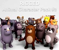 Rigged Animal Character Pack 2