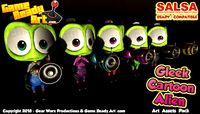 Gleek - Cartoon Alien Character