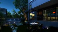 Residential community courtyard 013