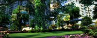 Residential community courtyard 008