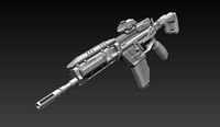 Sci-Fi Assault Riffle
