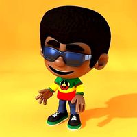 Cartoon Reggae Man