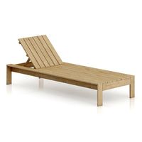 Wooden Sunbed