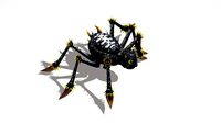 Animated Funny Cartoon Insect Grey Spider