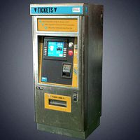 Metro ticket machine