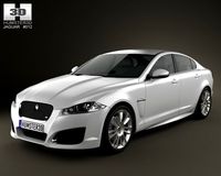 Jaguar XFR 2012 3D Model