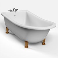 Classic Bathtub 3D Model