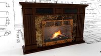 Fireplace With Storage