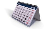 Desk calendar