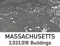 Massachusetts - 2033018 3D Buidlings