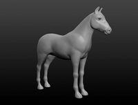 Horse base mesh