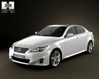 Lexus IS XE20 2012 3D Model