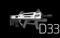 D33 Assault Rifle - GameReady - LowPoly