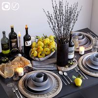 Table setting with brunches