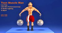 Toon Muscle man