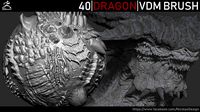 Zbrush - Dragon VDM Brush