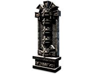 Aztec stone artefact wall