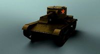 T26 tank with textures