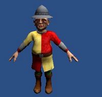 Guard worker 3D Model
