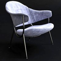 Murano easy chairs luca nichetto offecct 3d model