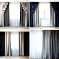 Economical curtains a set of curtains for an interior designer