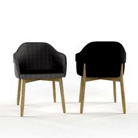 Wooden chair by Billiani