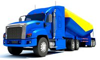 Truck with Tanker Trailer