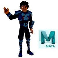 Cartoon Rigged Character 1