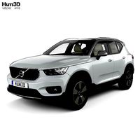 Volvo XC40 with HQ interior 2017