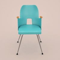 Retro Chair 3D Model