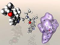 LSD Lysergic acid diethylamide molecule
