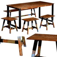 Dining Table with Chairs Look 180