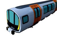 Glasgow subway car Stadler