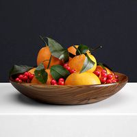 Mandarins and holly berries