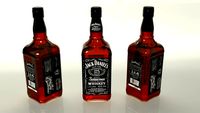 Jack daniels bottle 3D Model