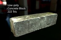 PBR Concrete Block