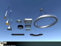Office Ceiling Lamps Set 2