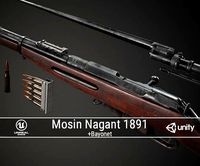 PBR Soviet Mosin Nagant 1891